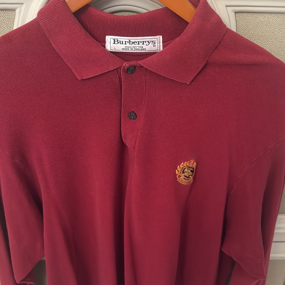 Burberry long sleeved polo shirt - Picture 2 of 7